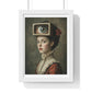 Mind's Eye, Abstract Portrait of a Regency Woman, Framed Art Print