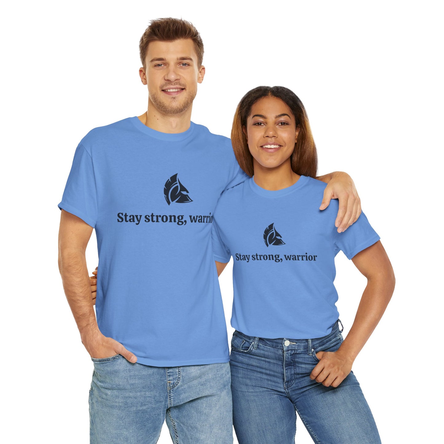 Stay Strong, Warrior Cotton T-Shirt