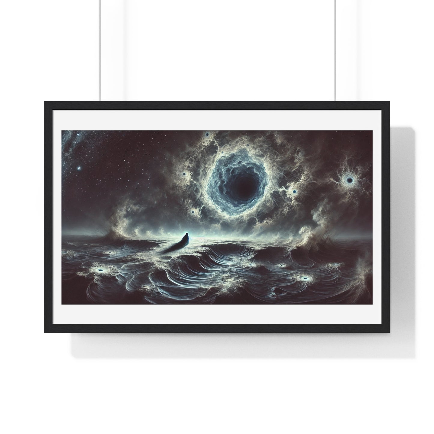 Dirge of the Abyss 'Designed by AI' Framed Art Print