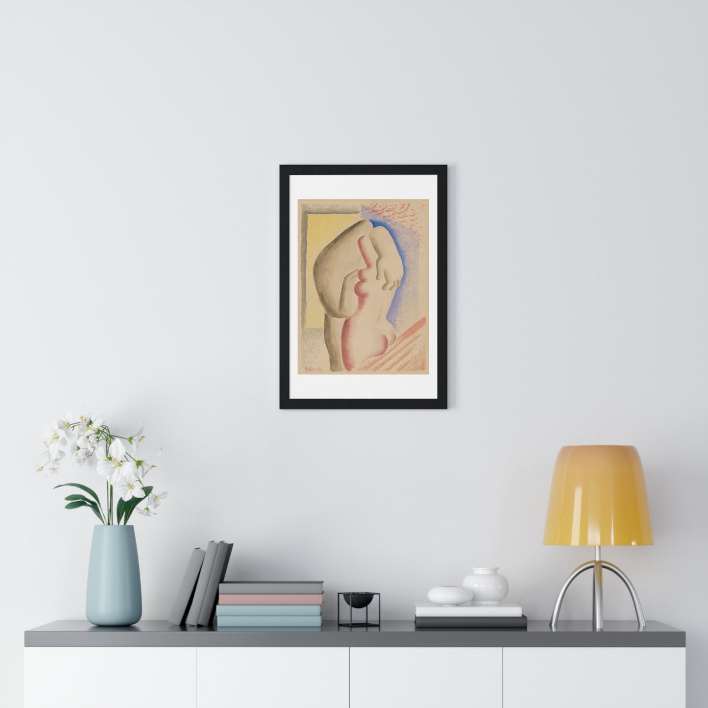 Lovers by Mikuláš Galanda, from the Original, Framed Art Print