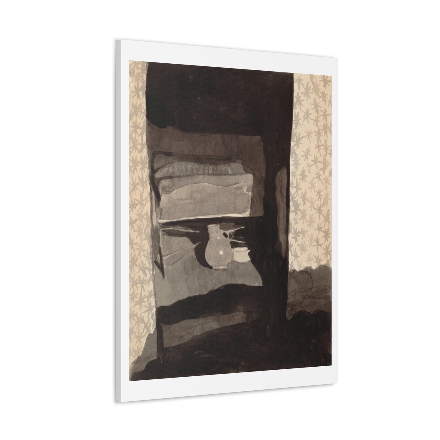 Glance Into a Bedroom (1908) by Paul Klee, Canvas Art Print from the Original