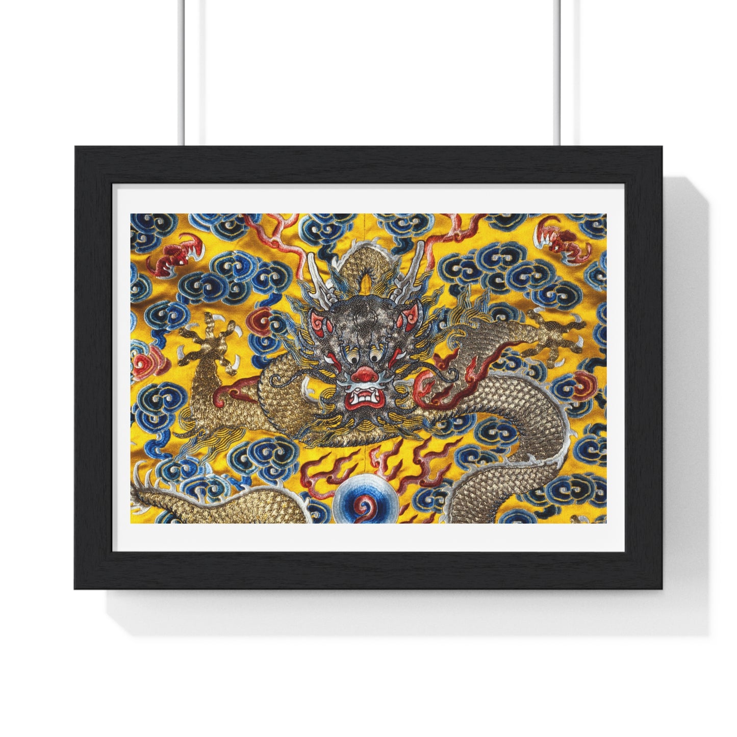 Artwork from Chinese Emperor’s Twelve-Symbol Festival Robe (1736–95) from the Original, Framed Art Print