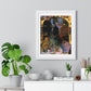 The Walls Have Eyes, Surrealist Art, Large Decor Framed Print