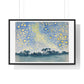 Landscape with Stars (1905–1908) by Henri-Edmond Cross, from the Original, Framed Art Print