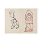Study for a Figural Sculpture, Crouching Figure (1910-1915) by Henri Gaudier-Brzeska, from the Original, Canvas Art Print