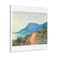 The Corniche Near Monaco (1884) by Claude Monet, Canvas Art Print from the Original