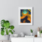 Approaching the Event Horizon, Abstract Art 'Designed by AI' Framed Print