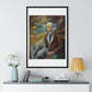 A Mind Adrift, Abstract Art 'Designed by AI', Framed Print