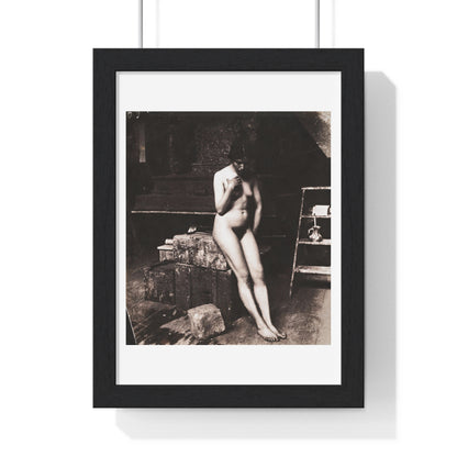 Vintage Nude Photography 'Nude d'Antino' (1891) by Paolo Michetti, from the Original, Framed Art Print