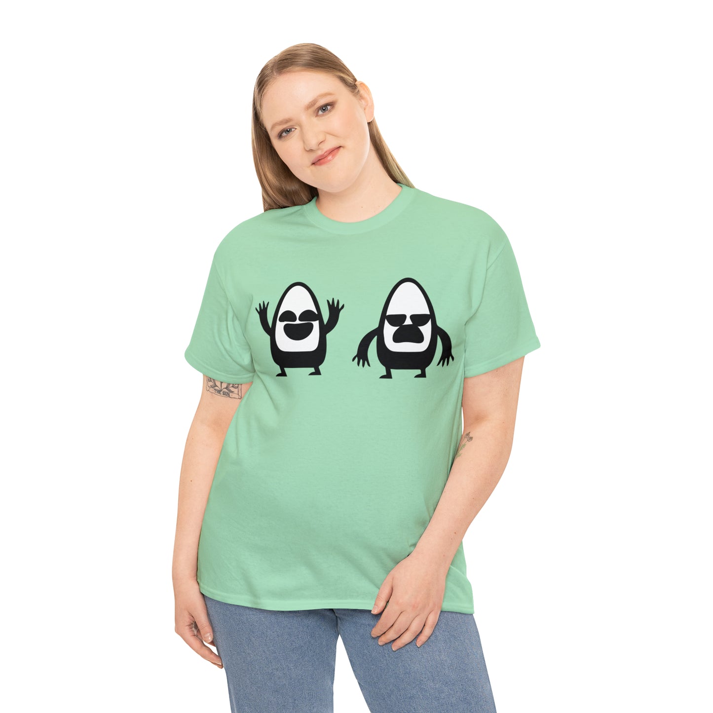 Egg Head Men Design T-Shirt