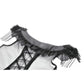 Dark in Love Seraphina Tiered Mesh and Ruffle Goth Gown