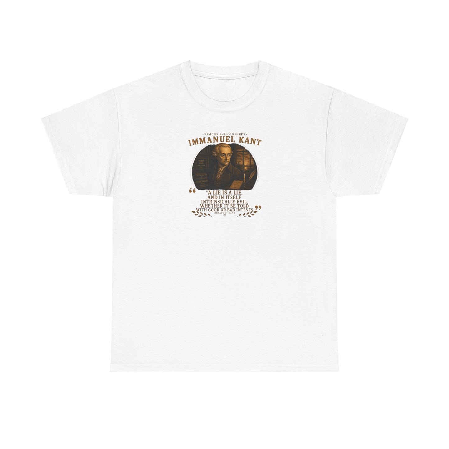 Immanuel Kant on the Ultimate Nature of Reality (Noumena) Philosophy Tribute T-Shirt