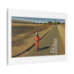 Weird Google Street View, Absurdist Art 'Designed by AI' Satin Canvas Print