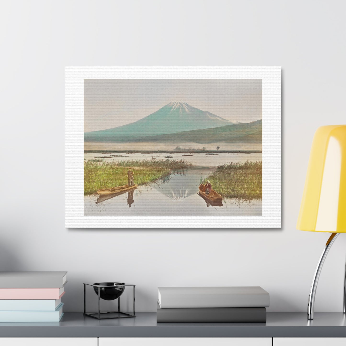 Mount Fuji as Seen from Kashiwabara (1897) by Kazumasa Ogawa Canvas Print from the Original