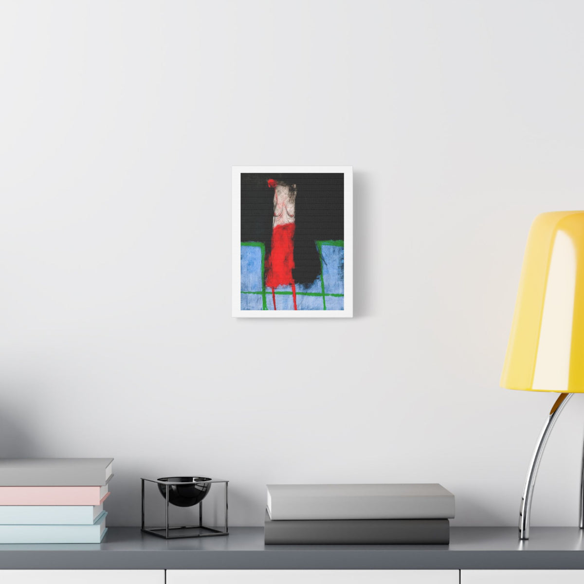 Grandmother, Neo-Surrealism, Art Print on Satin Canvas, Stretched