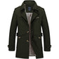 Large Size Trench Coat, Men's Work Coat Pure Cotton