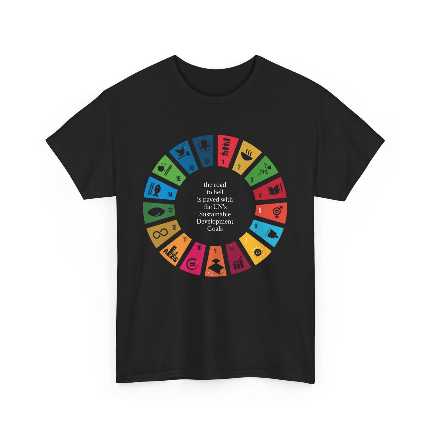 The Road to Hell is Paved with the UN's Sustainable Development Goals T-Shirt
