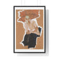 Die Hämische 'The Malicious One' (1910) by Egon Schiele, from the Original, Framed Art Print