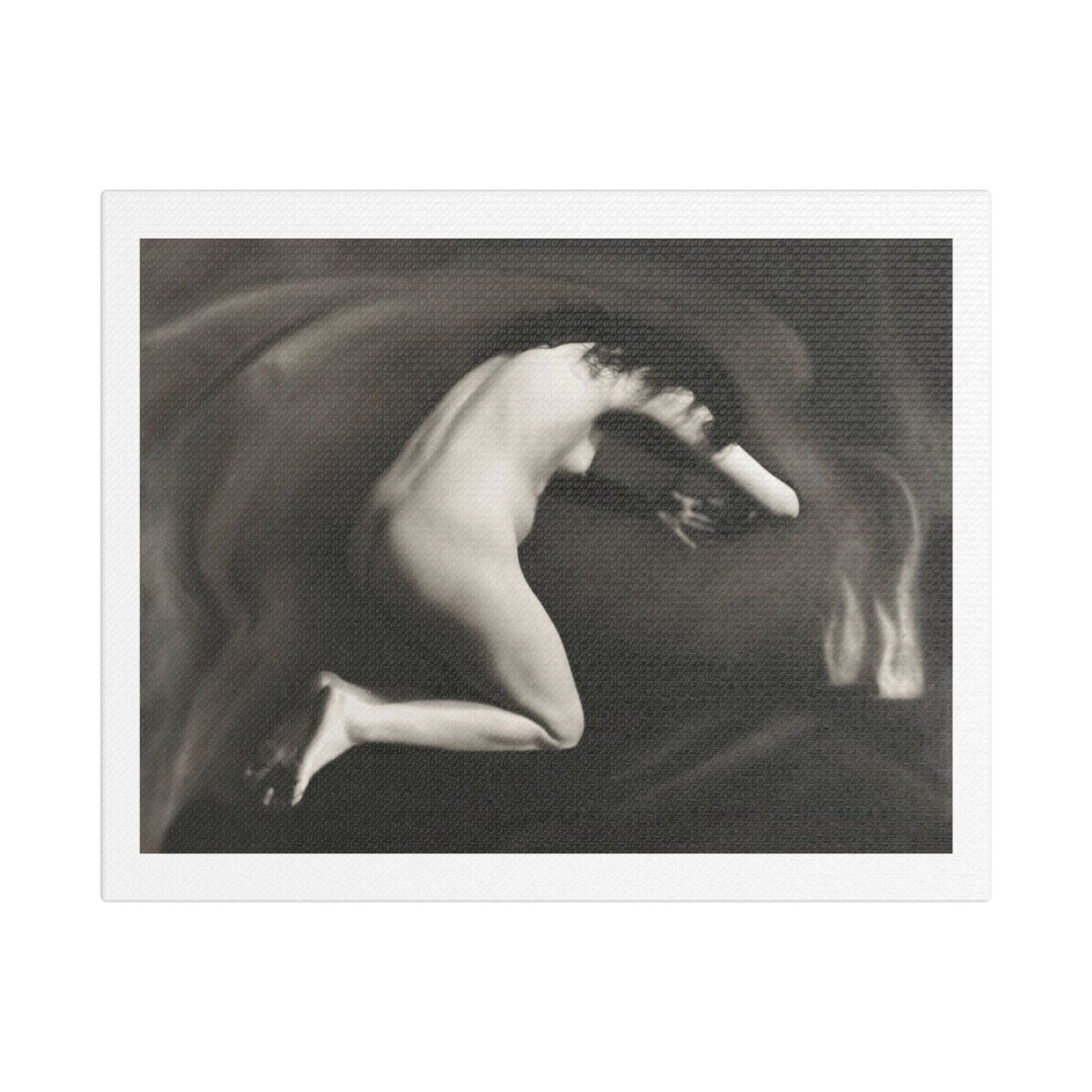 Reclining Naked Woman 'Knielend Vrouwelijk Naakt' (circa 1913–1942) by Jacob Merkelbach, Art Print on Canvas