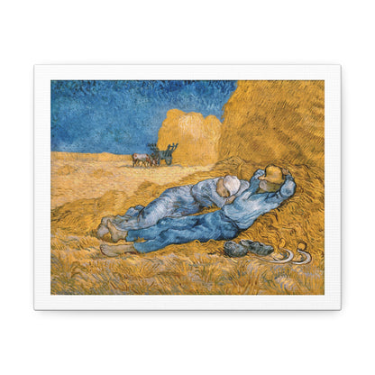 The Siesta (1890) by Vincent van Gogh, from the Original, Art Print on Canvas