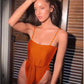 Women's Swimwear One-Piece, Spaghetti Strap Bandage Beachwear