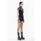 Dark in Love Punk Metal Utility Shorts