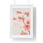 Branch of Maple Tree 'Momiji' with Leaves and Seeds (1870–1880) by Megata Morikaga, from the Original, Framed Art Print