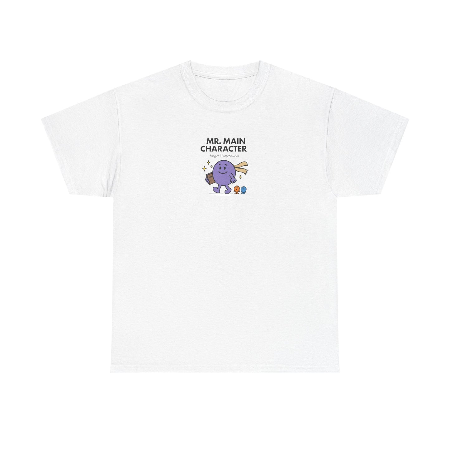Mr Main Character, Funny Mr Men Cartoon Art T-Shirt