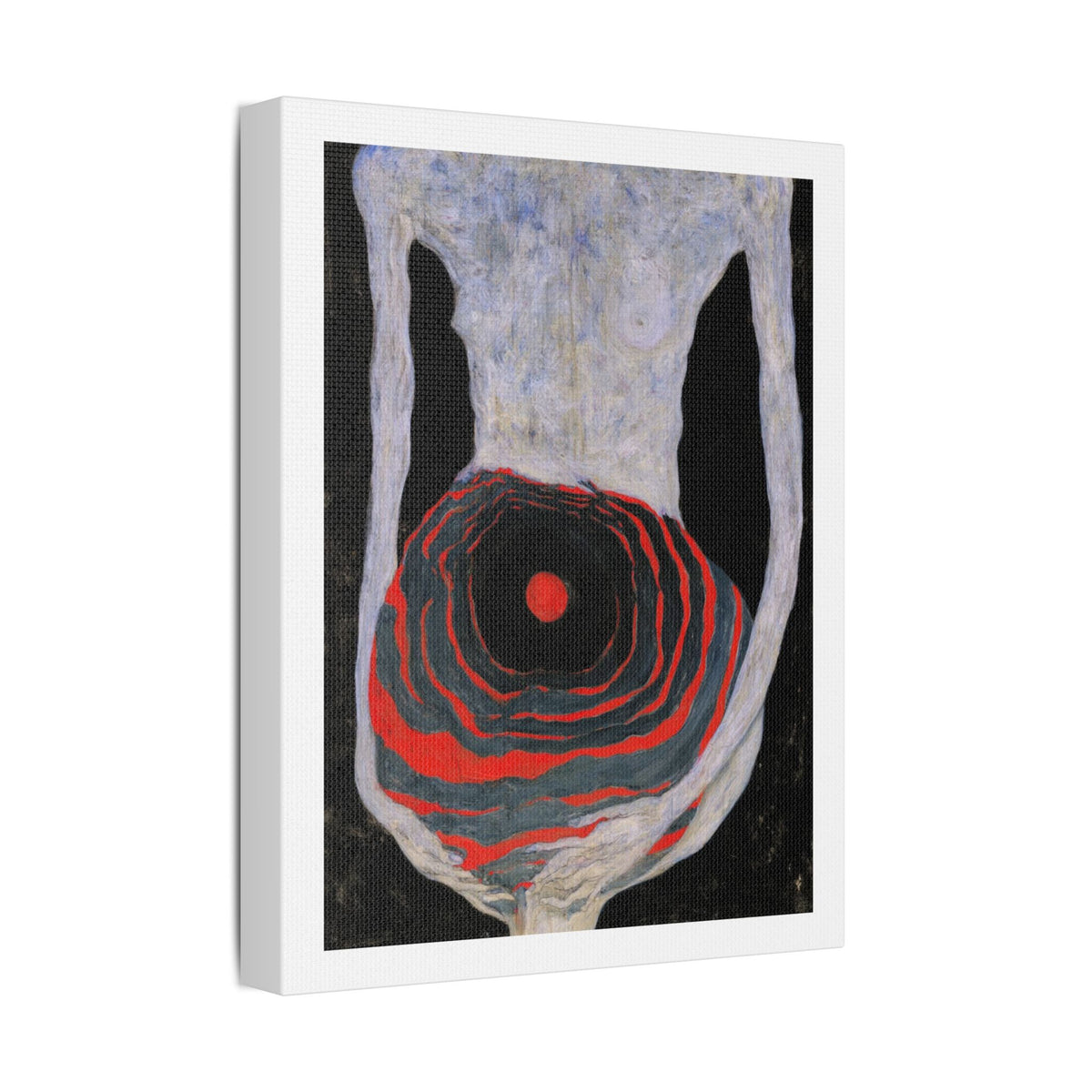 Mother, Neo-Surrealism, Art Print on Satin Canvas, Stretched