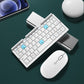 Small Folding Bluetooth Keyboard Multi-Devices Rechargeable