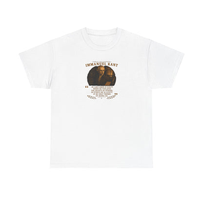 Immanuel Kant on Ethics and the Rights of Others, Philosophy Tribute T-Shirt