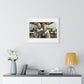 Having a Heart to Heart with your AI Creation, Office Art 'Designed by AI' Framed Print