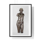 Naked Woman Sculpture 'Torse de Dina' (1943) by Aristide Maillol, from the Original, Framed Art Print