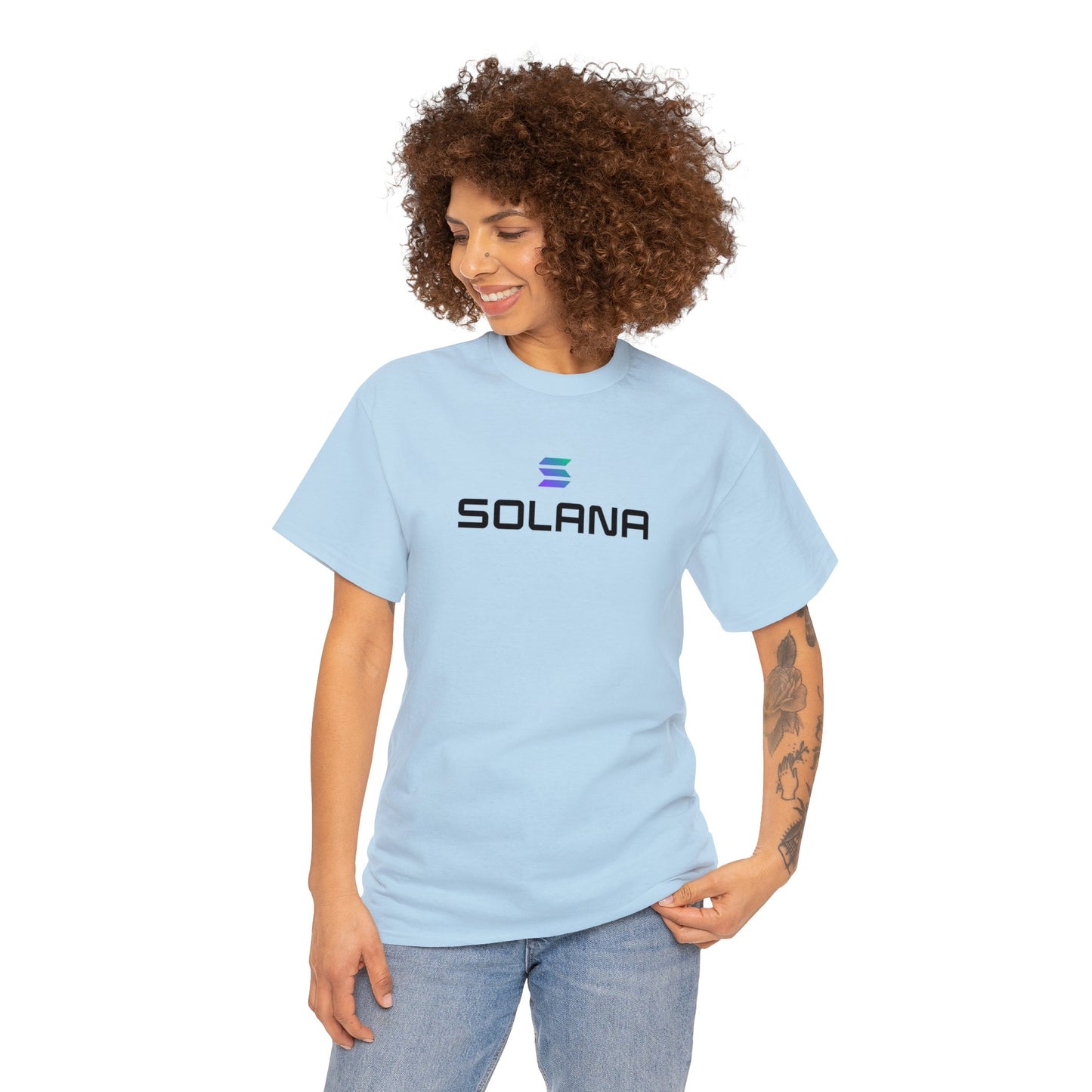 Solana Foundation #SOL Crypto Unisex Heavy Cotton T-Shirt