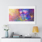 Faces of Ecstasy in Art 'Designed by AI, Framed Art Print