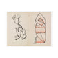 Study for a Figural Sculpture, Crouching Figure (1910-1915) by Henri Gaudier-Brzeska, from the Original, Canvas Art Print