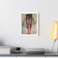 Ballerina, Neo-Surrealism, Art Print on Satin Canvas, Stretched