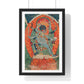 The Hindu Goddess Kali and God Bhairava in Union (18th Century) from the Original, Framed Art Print