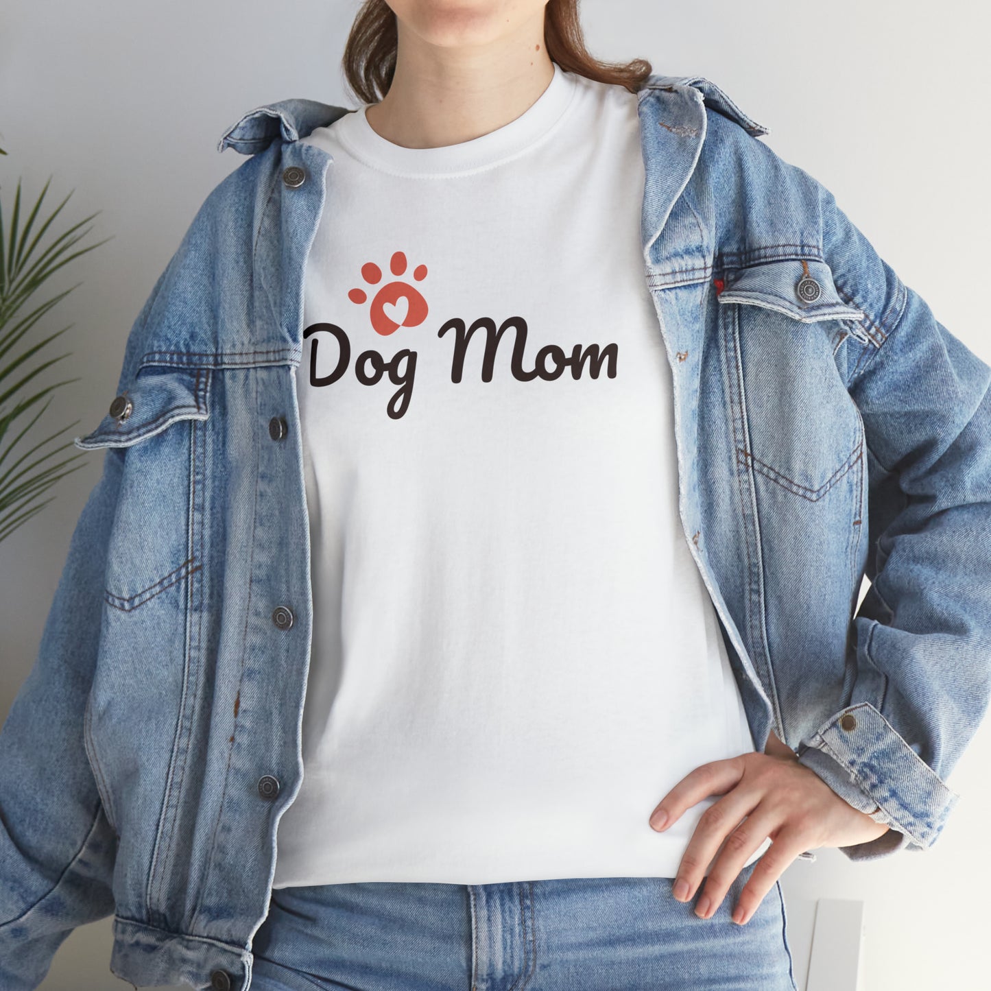 Dog Mom Cotton T-Shirt