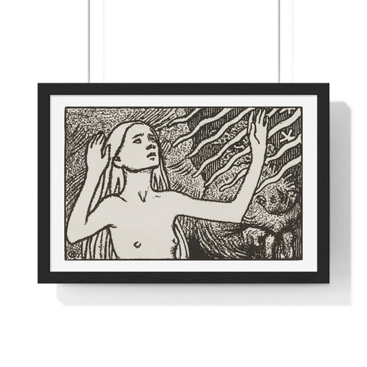 Rukoileva Impi 'A Praying Imp' by Akseli Gallen-Kallela, from the Original, Framed Art Print