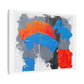 Bold Abstract Palette Knife Painting II, Canvas Art Print