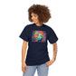 Psychedelic Learning Abstract Cotton T-Shirt