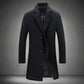 Men's Classic Woollen Crombie Coat