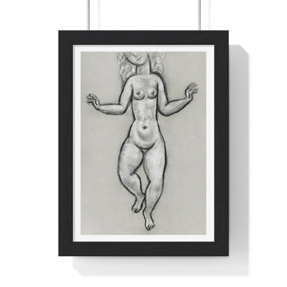 Dancing Naked Woman (circa 1891–1941) by Leo Gestel, from the Original, Framed Art Print