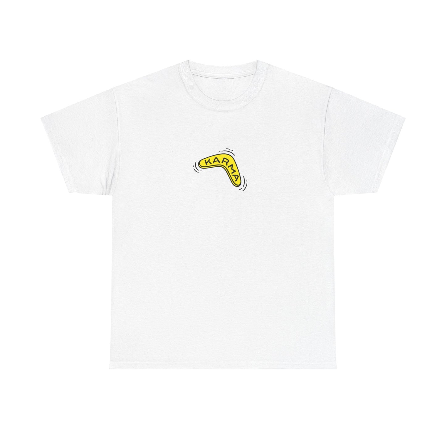 Karma Boomerang Design T-Shirt