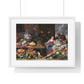 Fruit and Vegetable Market with a Young Fruit Seller (1650–1660) by Jan van Kessel, from the Original, Framed Print