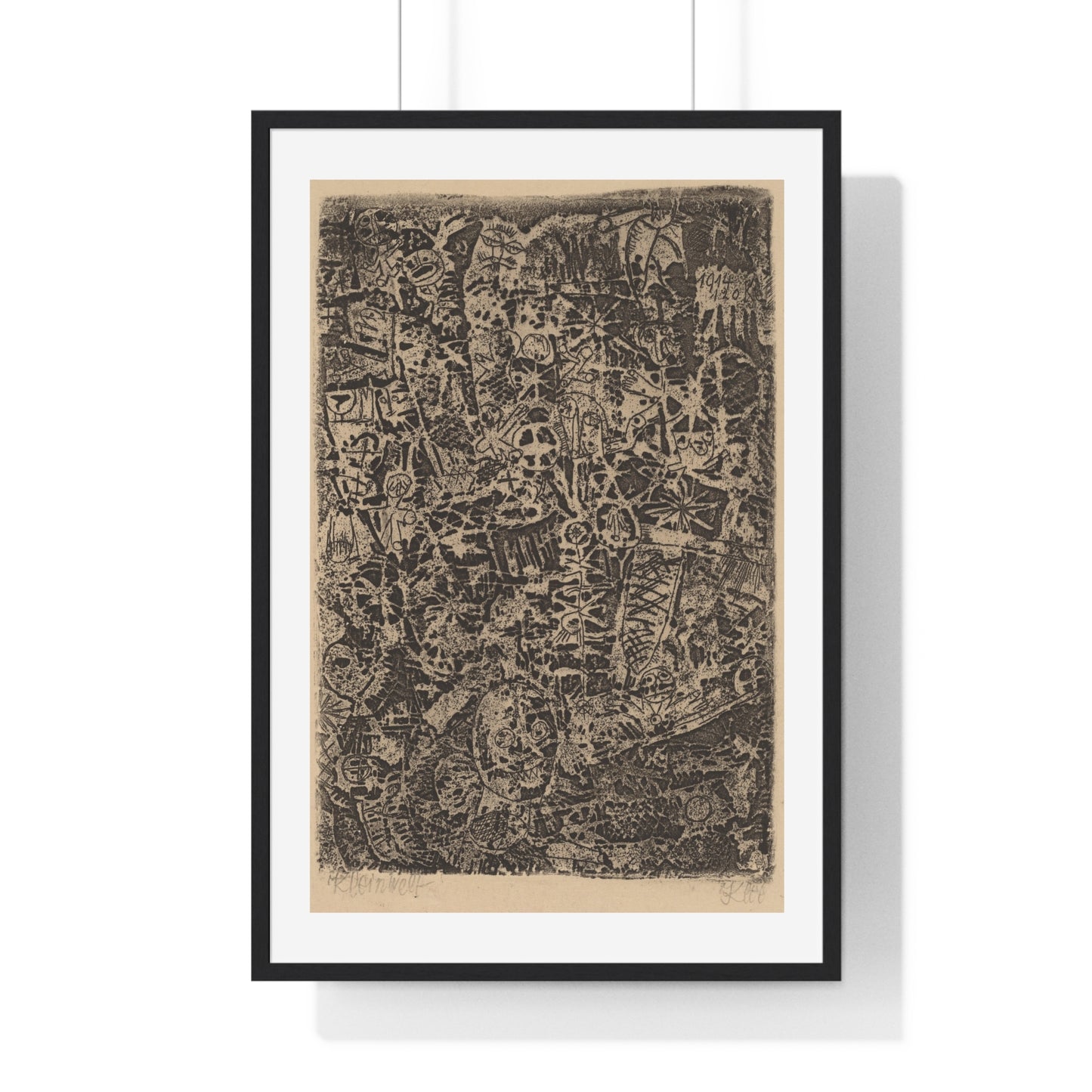 Small World (1914) by Paul Klee, from the Original, Framed Art Print