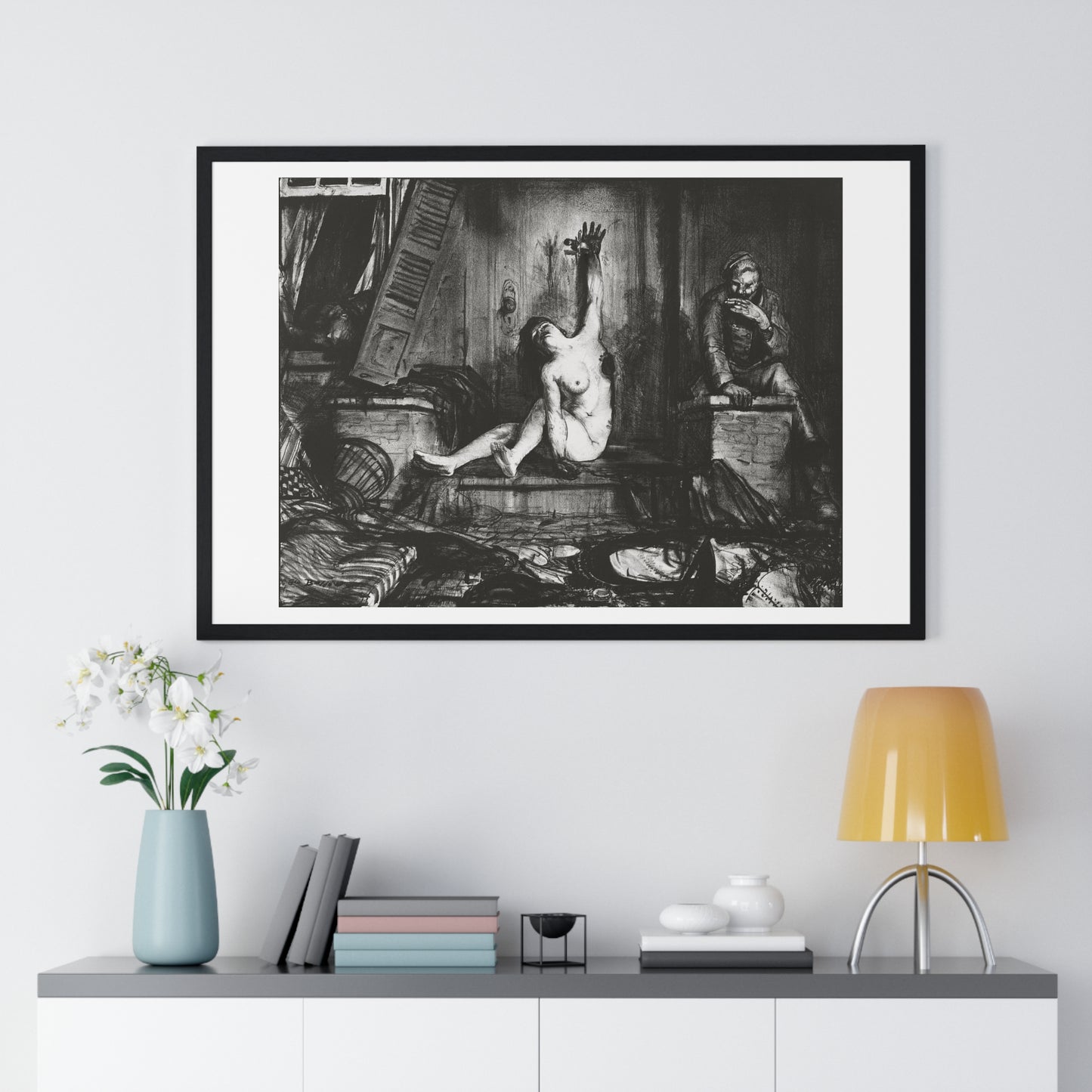 The Cigarette (1918) by George Wesley Bellows, from the Original, Framed Art Print