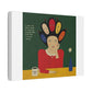 Mostly Air, Cartoon Art Print on Canvas
