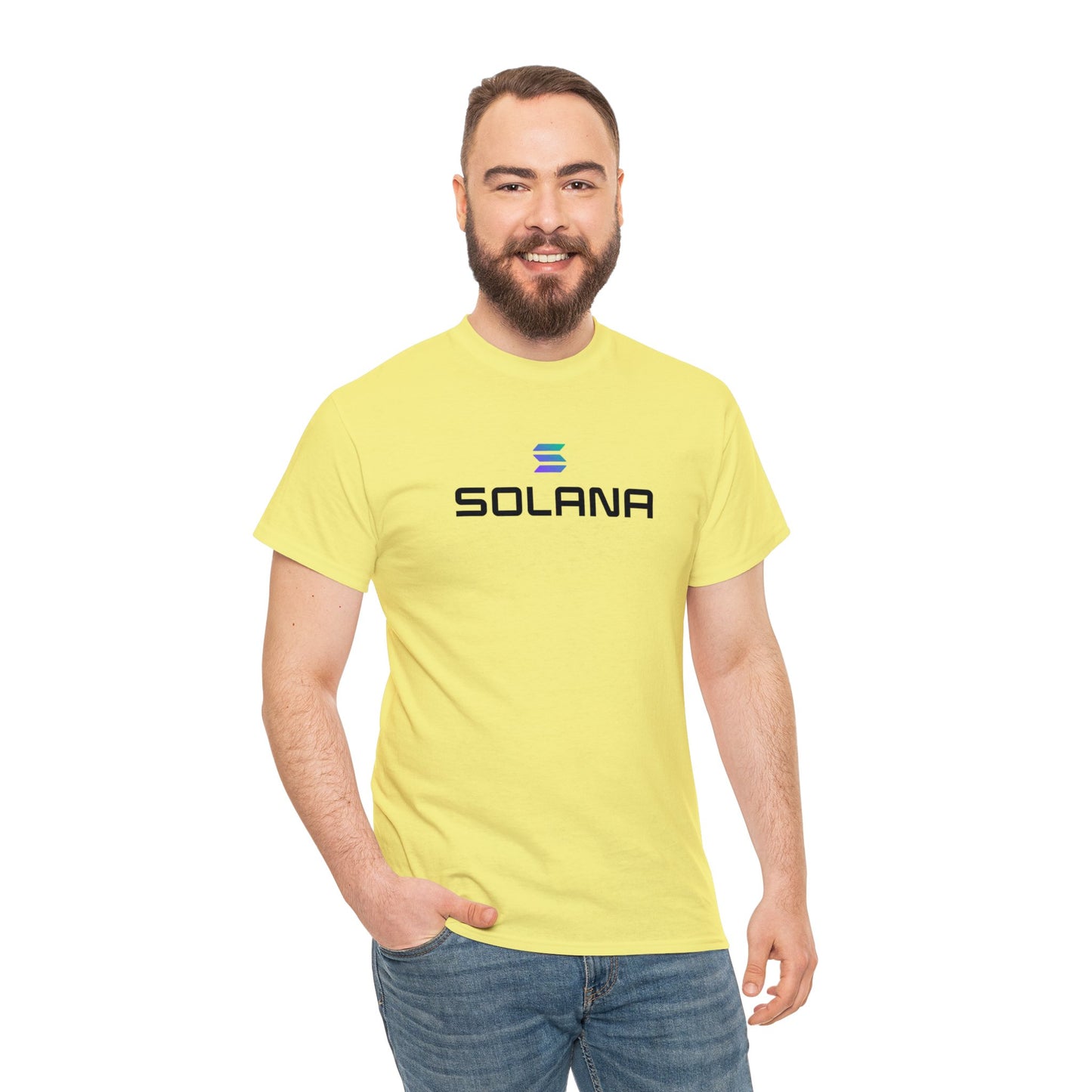 Solana Foundation #SOL Crypto Unisex Heavy Cotton T-Shirt